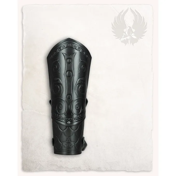 Mytholon Vambraces Gawain, Sort 4 Mytholon Vambraces Gawain, Sort - Billede 4