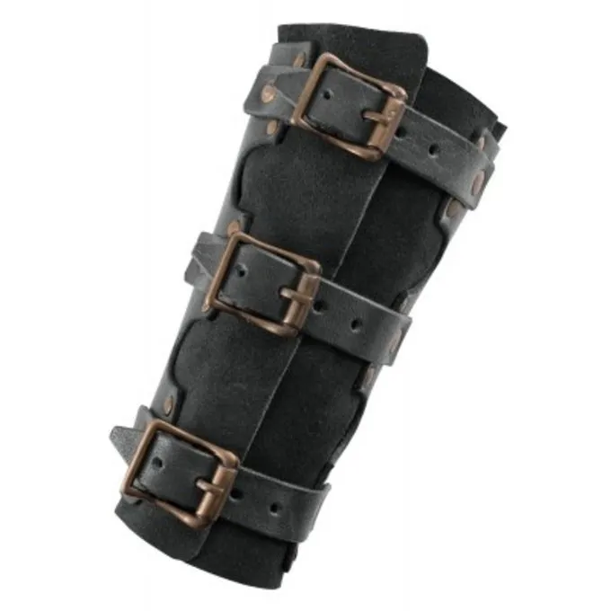 Ulfberth Vambraces Med Nitter, Sort 2 Ulfberth Vambraces Med Nitter, Sort - Billede 2