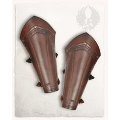 Mytholon Vambraces Torson Med Runor, Brun