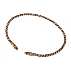 Viking Drejningsmoment Med Ravnhoveder, Bronze