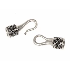 Viking Halskæde Lås 5 Mm, Forsølvet Bronze