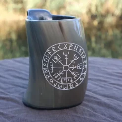 Epic Armoury Viking Horn Kop Vegvisir Lys 0,5L