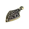 Viking Juvel Borre Stil Skede Ende, Messing