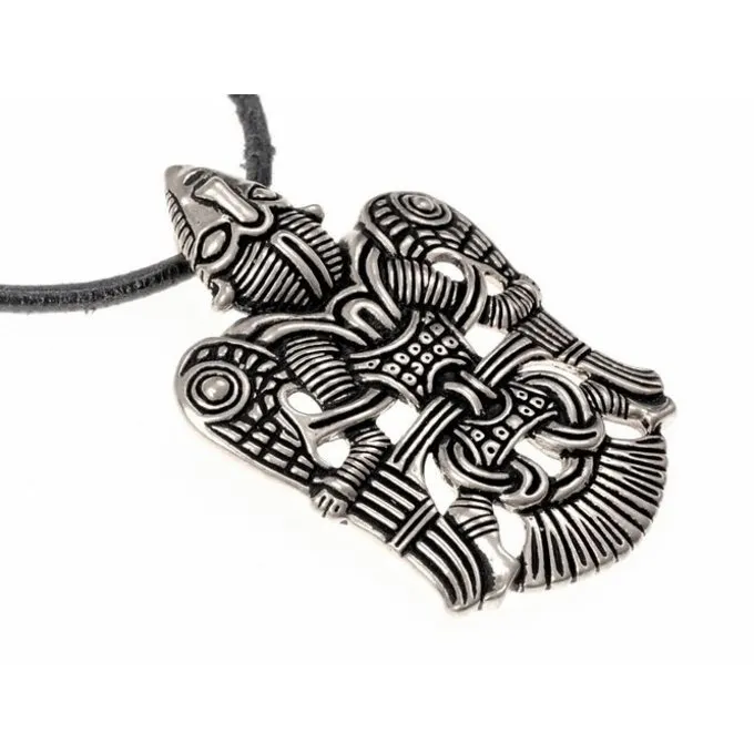 Viking Juvelbesatte Vingede Mand Uppåkra, Forsølvede 1 Viking Juvelbesatte Vingede Mand Uppåkra, Forsølvede