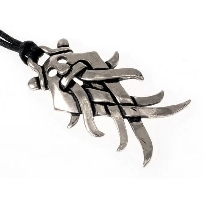 Viking Maske Juvel Moesgård, Forsølvede 1 Viking Maske Juvel Moesgård, Forsølvede