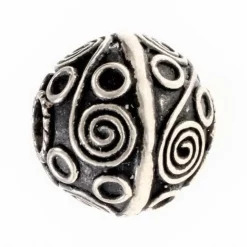 Viking Skæg Bead Birka, Forsølvet Bronze