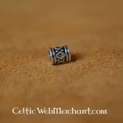 Viking Skæg Perle Med Pastil Sølv