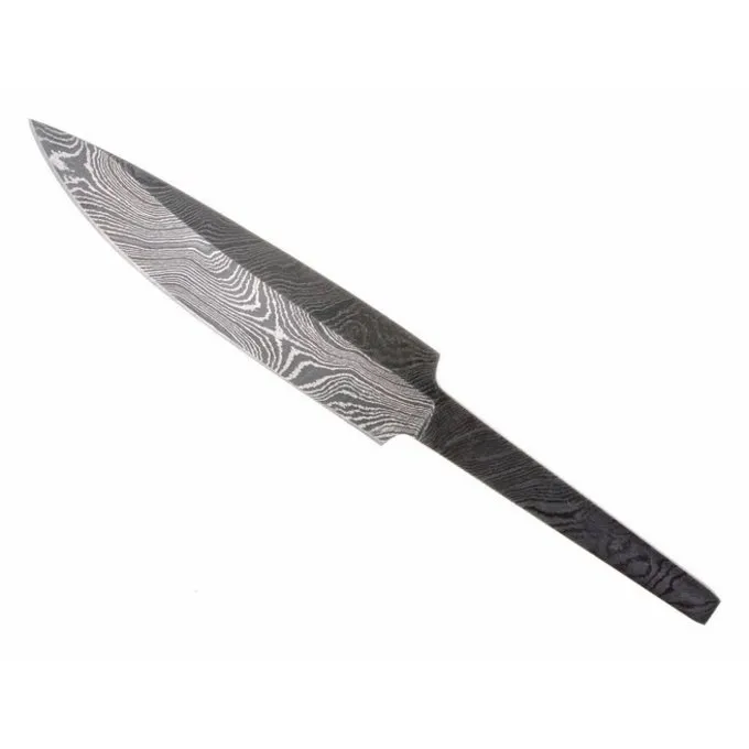 Vikingknivblad Birka, Damaskus, 14 Cm 1 Vikingknivblad Birka, Damaskus, 14 Cm